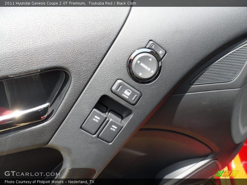 Tsukuba Red / Black Cloth 2011 Hyundai Genesis Coupe 2.0T Premium