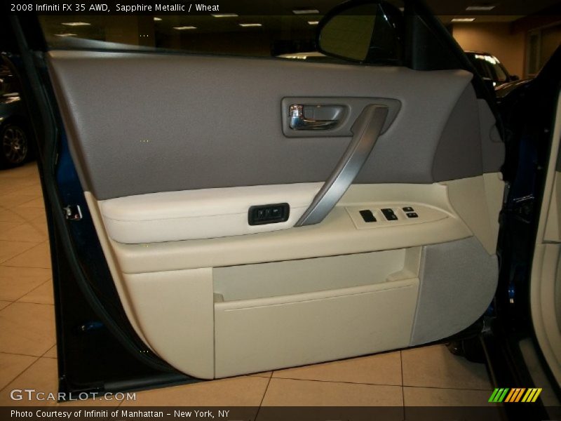 Sapphire Metallic / Wheat 2008 Infiniti FX 35 AWD