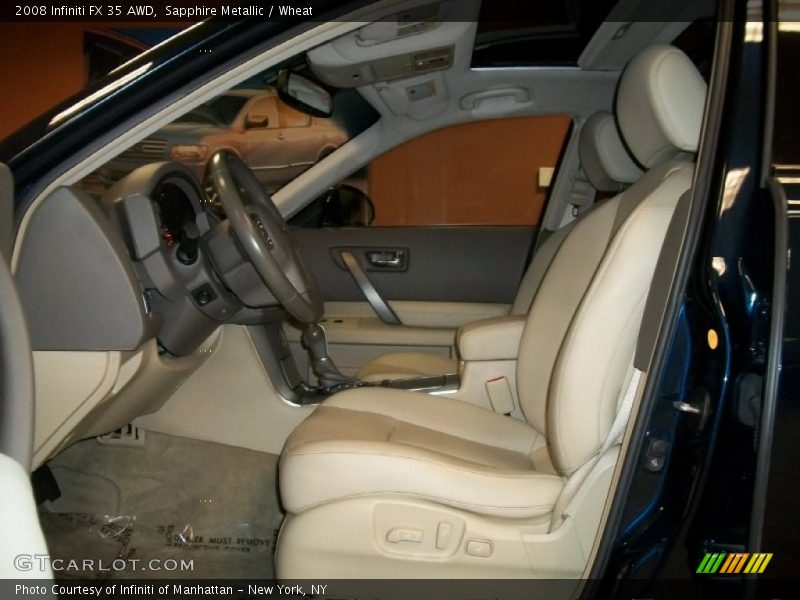 Sapphire Metallic / Wheat 2008 Infiniti FX 35 AWD