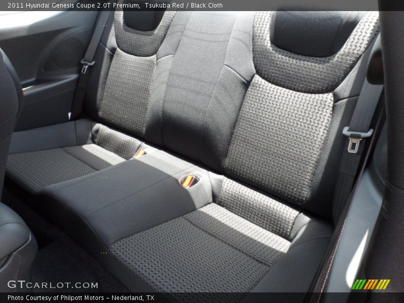 Tsukuba Red / Black Cloth 2011 Hyundai Genesis Coupe 2.0T Premium