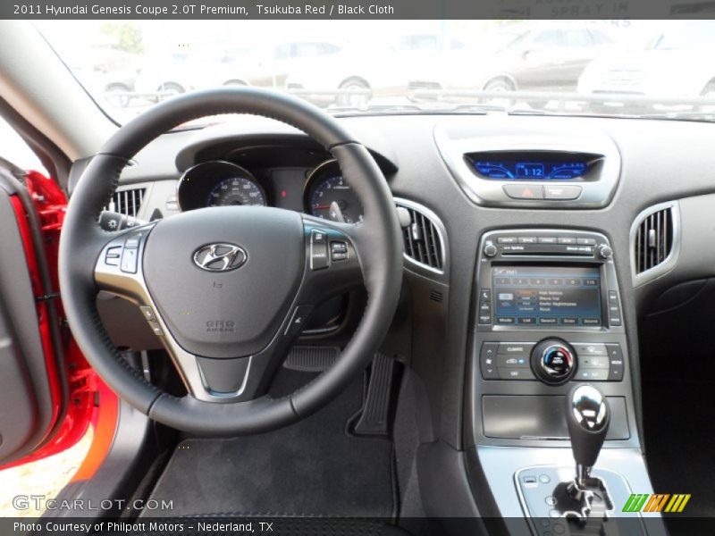 Dashboard of 2011 Genesis Coupe 2.0T Premium
