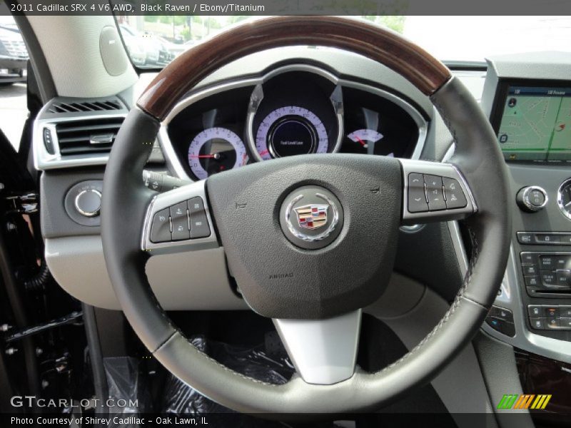 Black Raven / Ebony/Titanium 2011 Cadillac SRX 4 V6 AWD