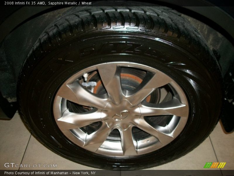 Sapphire Metallic / Wheat 2008 Infiniti FX 35 AWD