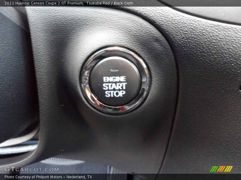 Tsukuba Red / Black Cloth 2011 Hyundai Genesis Coupe 2.0T Premium