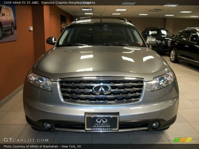 Diamond Graphite Metallic / Graphite 2008 Infiniti FX 35 AWD
