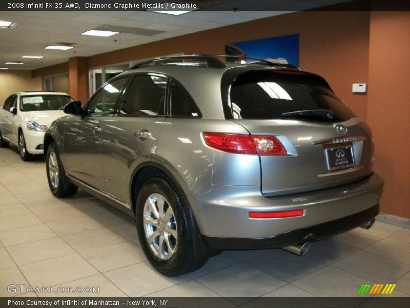 Diamond Graphite Metallic / Graphite 2008 Infiniti FX 35 AWD