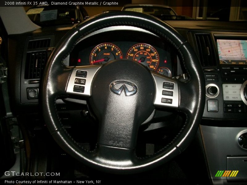 Diamond Graphite Metallic / Graphite 2008 Infiniti FX 35 AWD