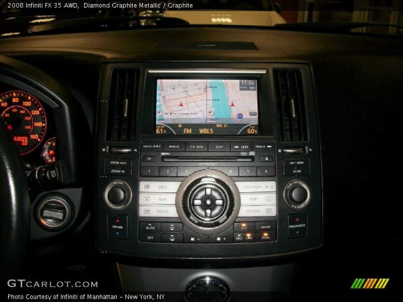 Diamond Graphite Metallic / Graphite 2008 Infiniti FX 35 AWD