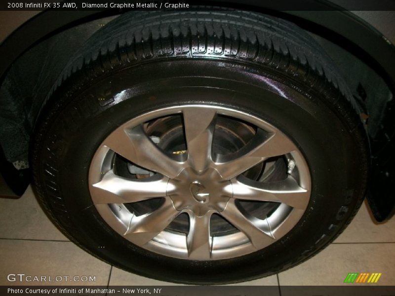Diamond Graphite Metallic / Graphite 2008 Infiniti FX 35 AWD