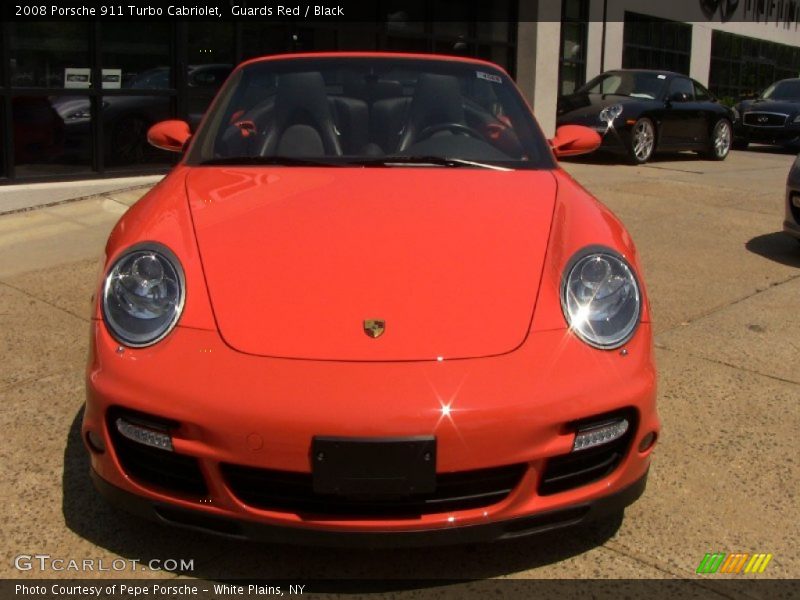 Guards Red / Black 2008 Porsche 911 Turbo Cabriolet