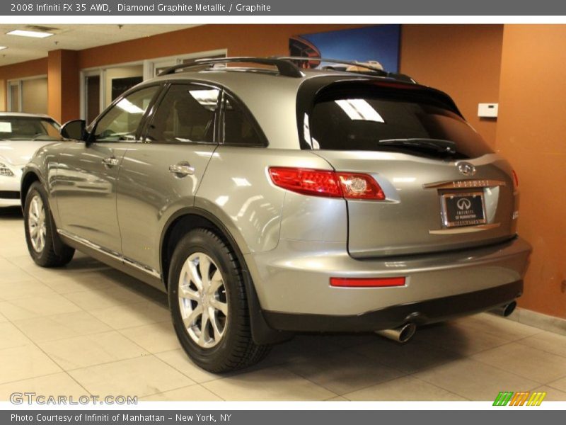 Diamond Graphite Metallic / Graphite 2008 Infiniti FX 35 AWD