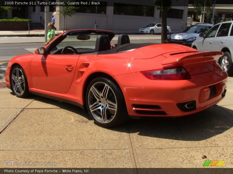 Guards Red / Black 2008 Porsche 911 Turbo Cabriolet