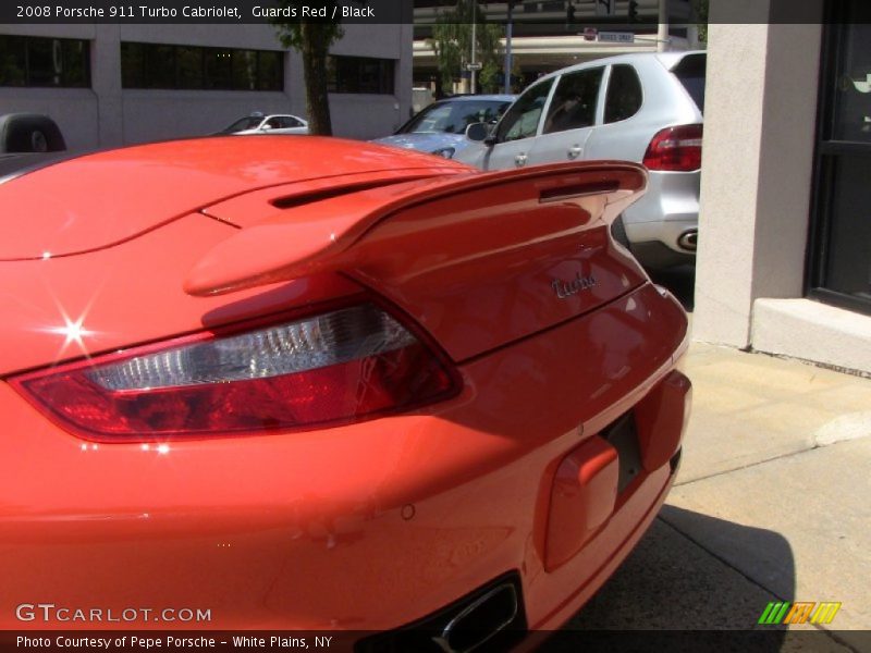 Guards Red / Black 2008 Porsche 911 Turbo Cabriolet