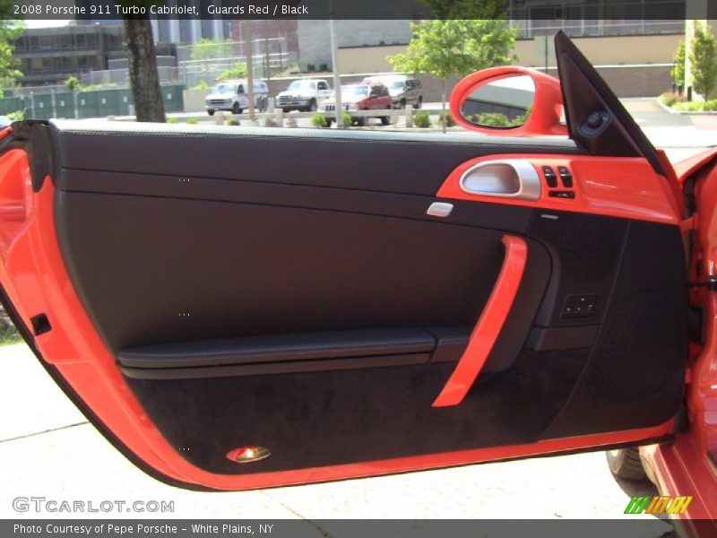 Guards Red / Black 2008 Porsche 911 Turbo Cabriolet