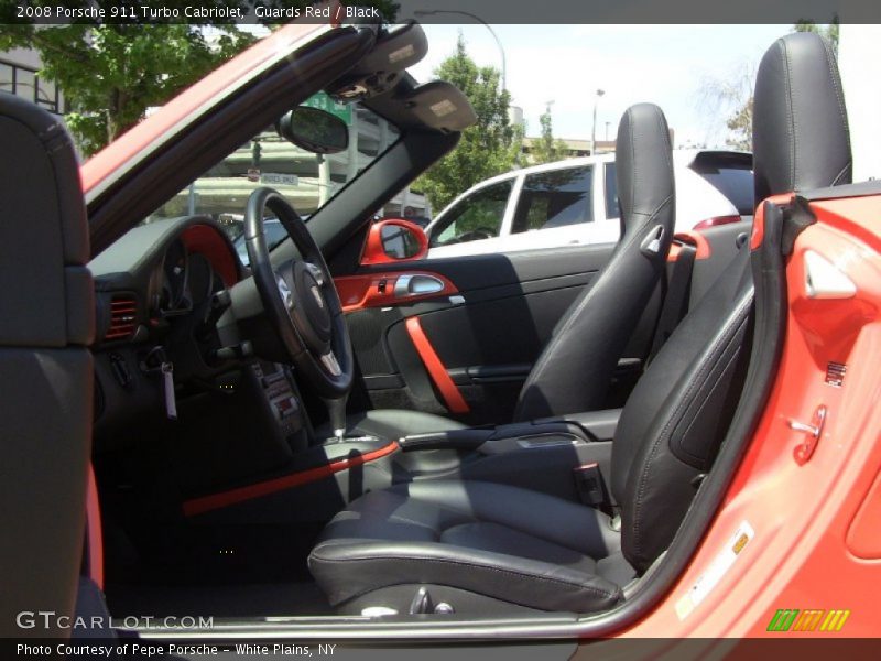 Guards Red / Black 2008 Porsche 911 Turbo Cabriolet