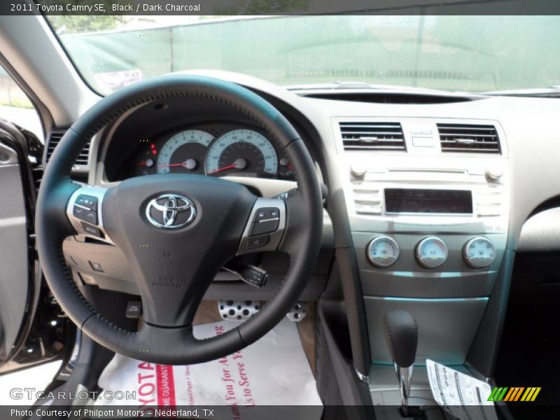Black / Dark Charcoal 2011 Toyota Camry SE