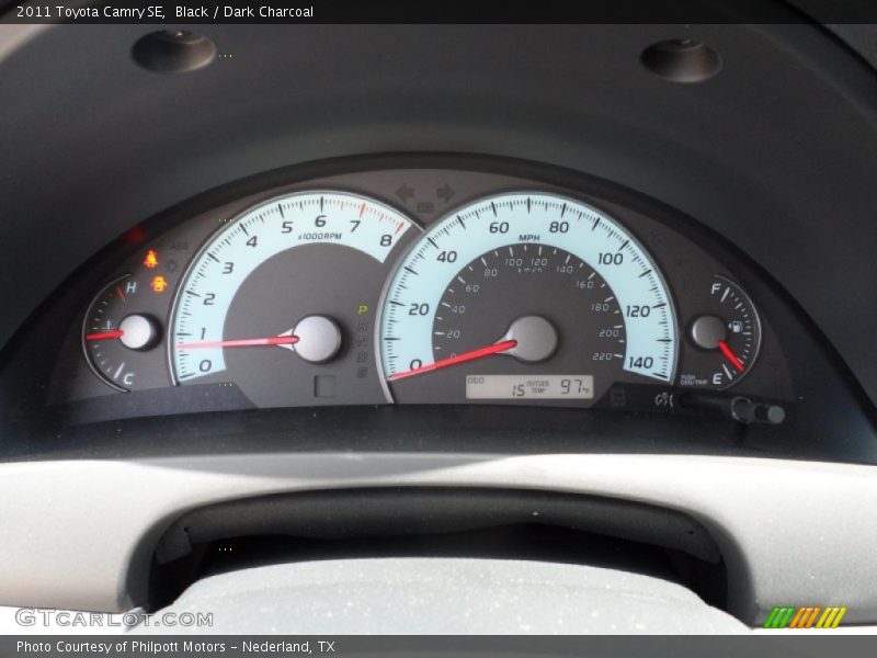Black / Dark Charcoal 2011 Toyota Camry SE