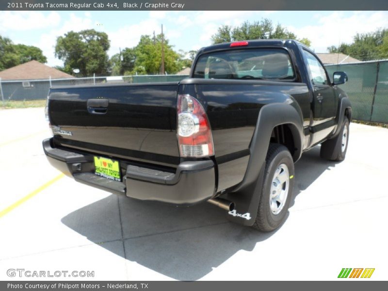 Black / Graphite Gray 2011 Toyota Tacoma Regular Cab 4x4