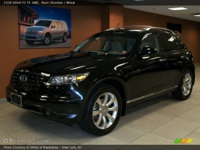 Black Obsidian / Wheat 2008 Infiniti FX 35 AWD