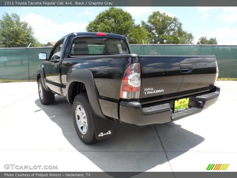 Black / Graphite Gray 2011 Toyota Tacoma Regular Cab 4x4