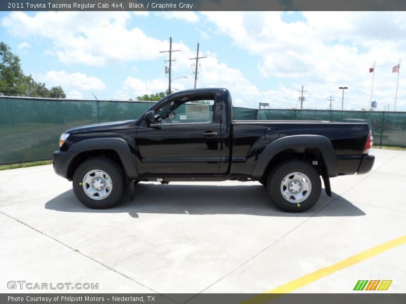 Black / Graphite Gray 2011 Toyota Tacoma Regular Cab 4x4