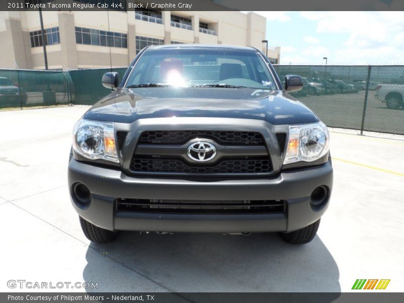 Black / Graphite Gray 2011 Toyota Tacoma Regular Cab 4x4