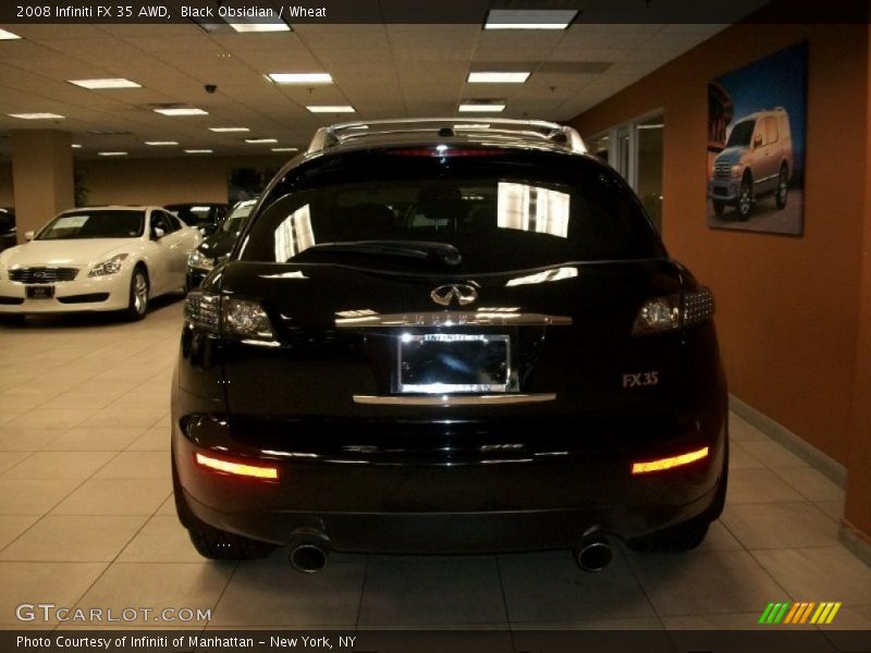 Black Obsidian / Wheat 2008 Infiniti FX 35 AWD