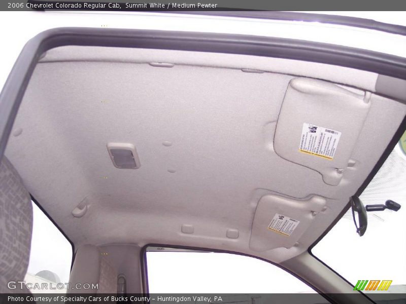 Summit White / Medium Pewter 2006 Chevrolet Colorado Regular Cab