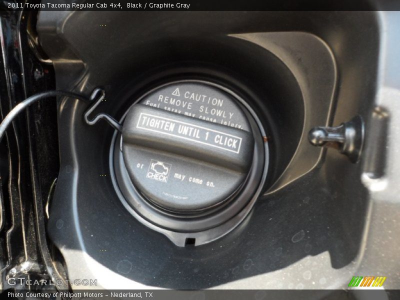 Black / Graphite Gray 2011 Toyota Tacoma Regular Cab 4x4