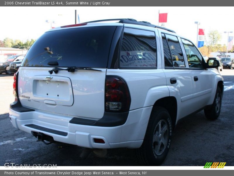 Summit White / Light Gray 2006 Chevrolet TrailBlazer LS 4x4