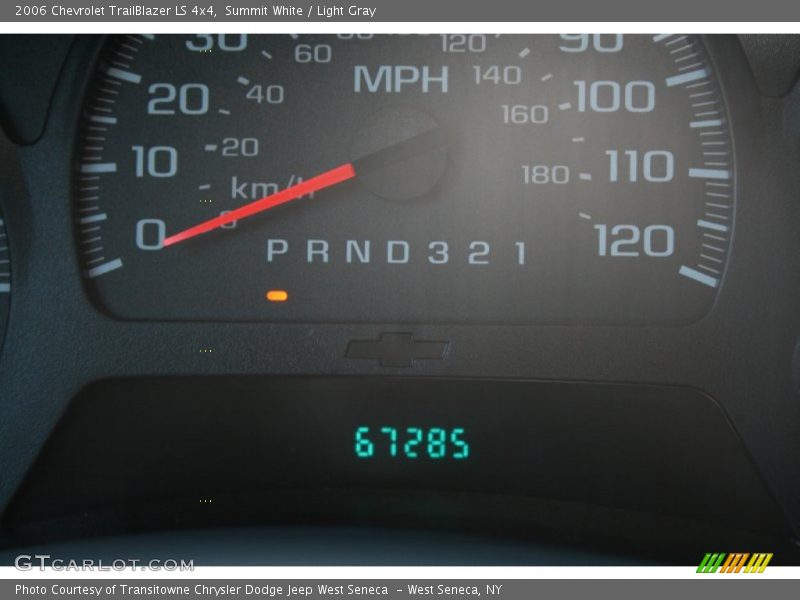 Summit White / Light Gray 2006 Chevrolet TrailBlazer LS 4x4