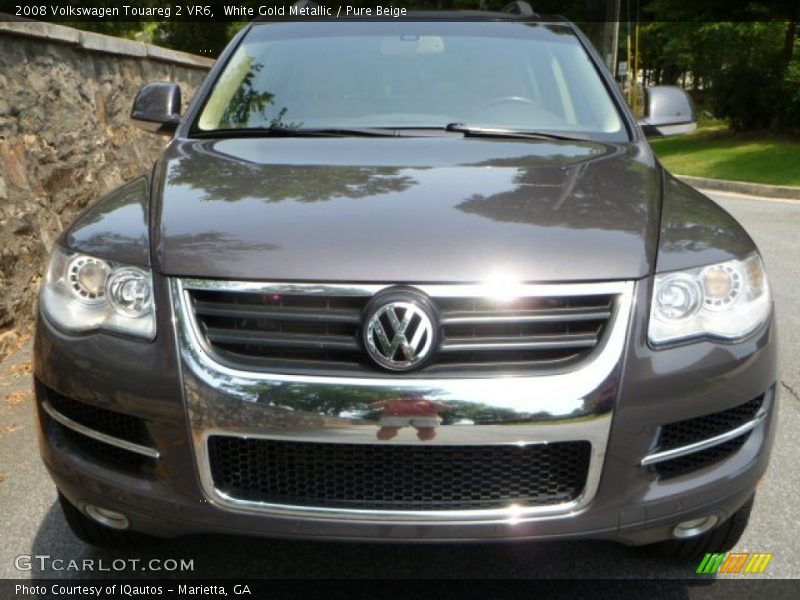 White Gold Metallic / Pure Beige 2008 Volkswagen Touareg 2 VR6