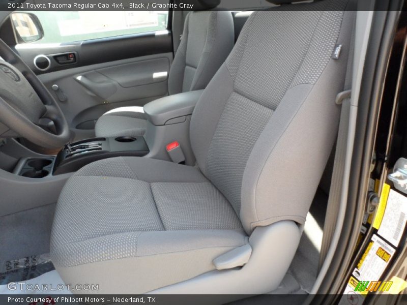 Black / Graphite Gray 2011 Toyota Tacoma Regular Cab 4x4