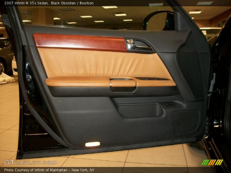 Black Obsidian / Bourbon 2007 Infiniti M 35x Sedan