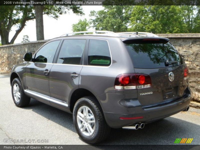 White Gold Metallic / Pure Beige 2008 Volkswagen Touareg 2 VR6