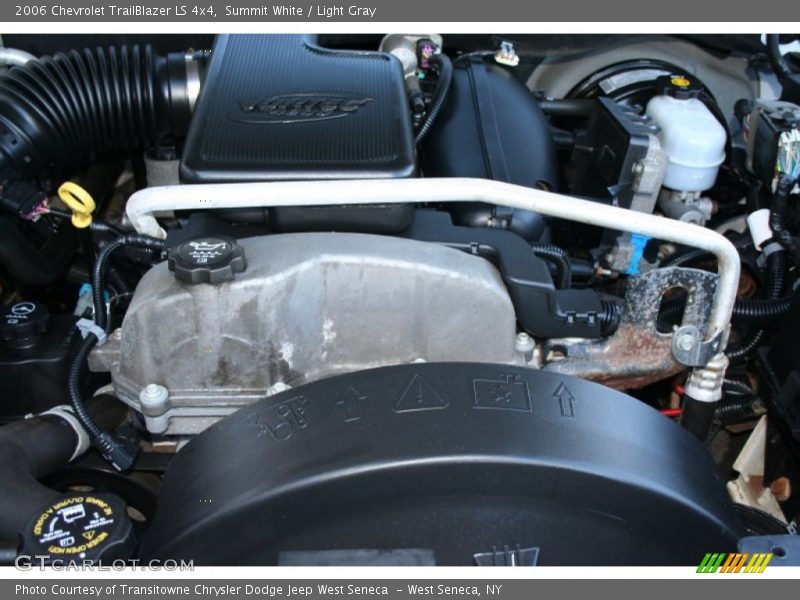 Summit White / Light Gray 2006 Chevrolet TrailBlazer LS 4x4