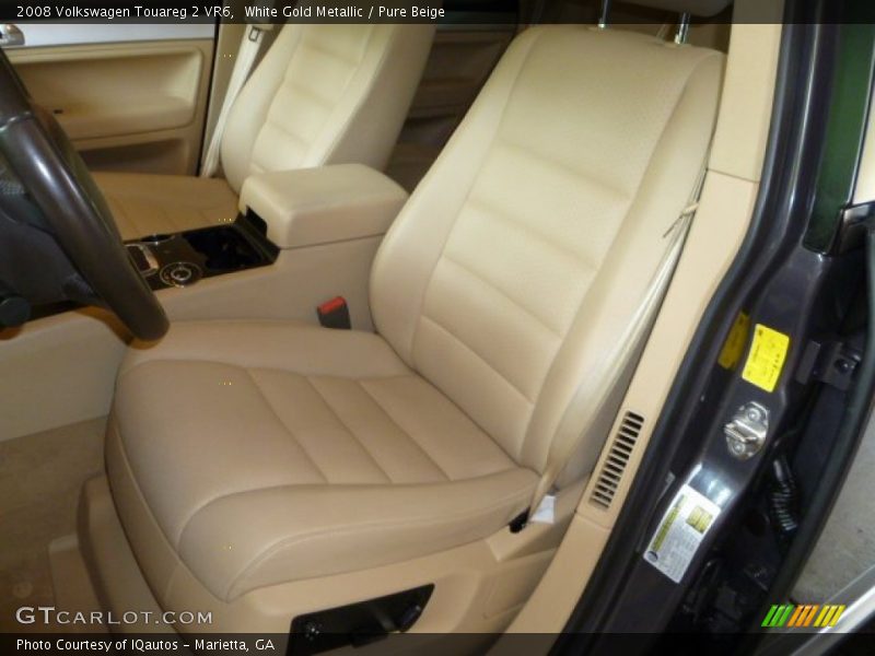 White Gold Metallic / Pure Beige 2008 Volkswagen Touareg 2 VR6