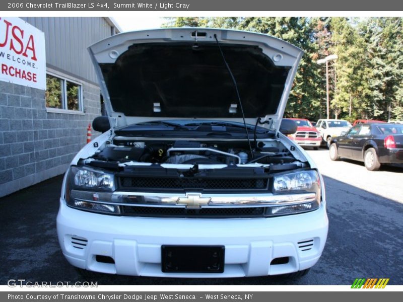 Summit White / Light Gray 2006 Chevrolet TrailBlazer LS 4x4