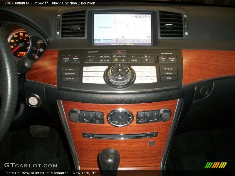 Black Obsidian / Bourbon 2007 Infiniti M 35x Sedan