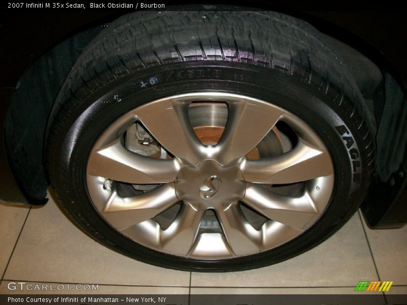 Black Obsidian / Bourbon 2007 Infiniti M 35x Sedan