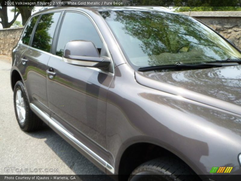 White Gold Metallic / Pure Beige 2008 Volkswagen Touareg 2 VR6