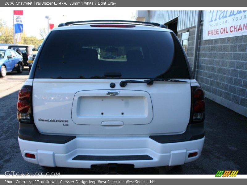 Summit White / Light Gray 2006 Chevrolet TrailBlazer LS 4x4