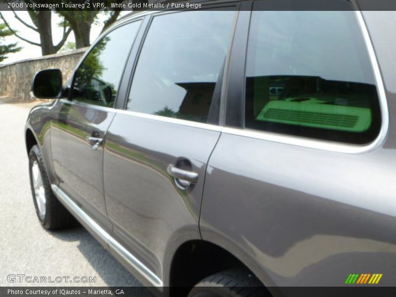 White Gold Metallic / Pure Beige 2008 Volkswagen Touareg 2 VR6