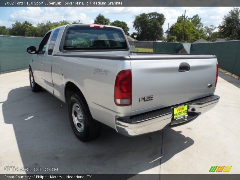Silver Metallic / Medium Graphite 2002 Ford F150 Sport SuperCab