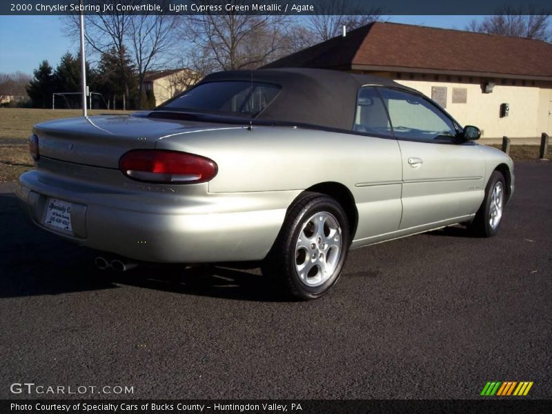 Light Cypress Green Metallic / Agate 2000 Chrysler Sebring JXi Convertible