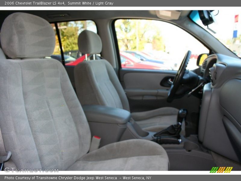 Summit White / Light Gray 2006 Chevrolet TrailBlazer LS 4x4