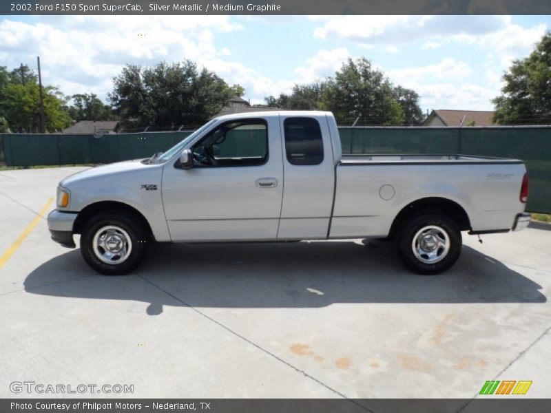 Silver Metallic / Medium Graphite 2002 Ford F150 Sport SuperCab