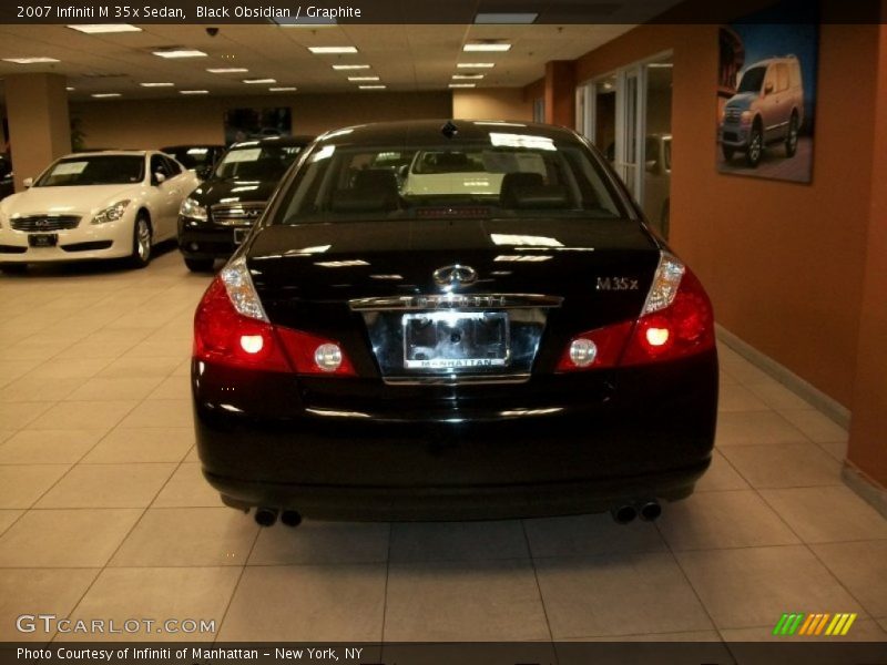 Black Obsidian / Graphite 2007 Infiniti M 35x Sedan