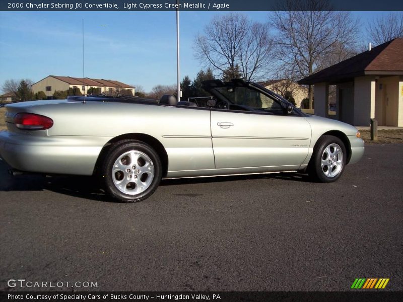 Light Cypress Green Metallic / Agate 2000 Chrysler Sebring JXi Convertible