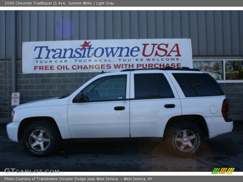 Summit White / Light Gray 2006 Chevrolet TrailBlazer LS 4x4